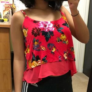 Flowery crop top